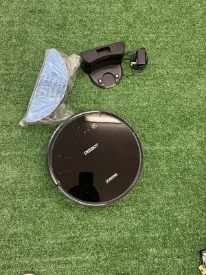 Ecovacs Deebot Robotic Vacuum Cleaner with Charging Dock & Mop Pad   Preowned