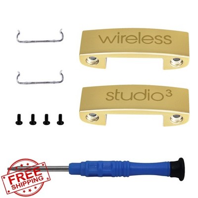 Studio 3 Hinge Replacement Headband Connector Gold Metal Repair Beats Studio 3