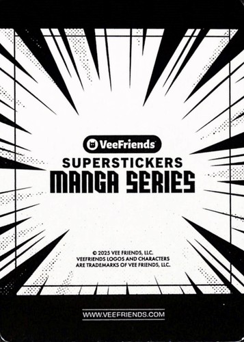 Super pegatina manga Willful Wizard Limited 2025 Veefriends/299 - Imagen 2 de 2