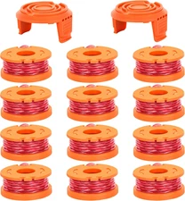 Trimmer Spool Line for Worx 14 Pack WA0010 Edger Spools Replacement for Worx Wee