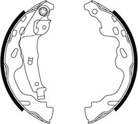 Bremsbackensatz TRW Automotive GS8480 FüR OE 04495-0D010 - 04495-0D020