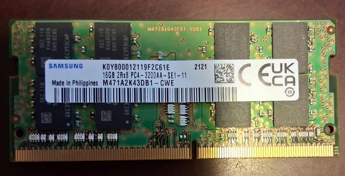 Samsung DDR4 SDRAM 16 GB Capacity per Module Memory (RAM) Just