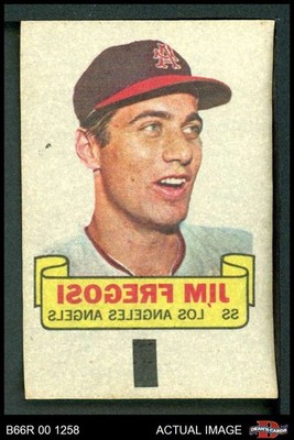 1966 Topps Rub Offs Jim Fregosi Angels 5 - EX