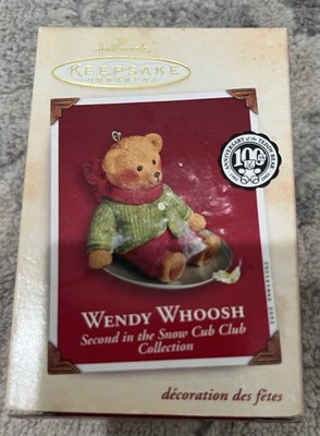 VTG ''Wendy Whoosh'' Hallmark Christmas Ornament (2002) NIB 2''