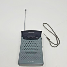 RADIO SHACK AM FM POCKET PORTABLE RADIO - 12C12 - TESTED WORKS