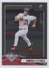 2019 USA Baseball Stars & Stripes Longevity Ruby /249 Dominic Fletcher #5 0o6v