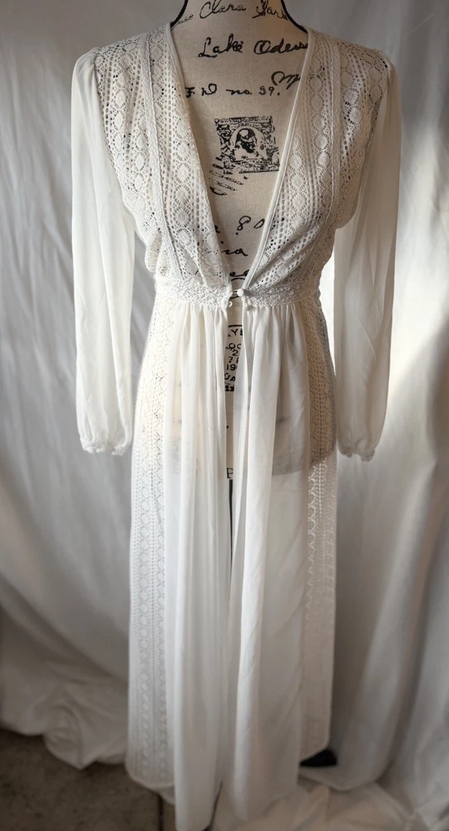 knee length dresses for ladies White Sheer Lace Long Sleeve Bodycon Maxi Dress main image 0