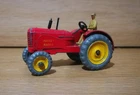 Vintage Dinky Toys 27a Massey-Harris Tractor with Metal Driver farm vehicle #2