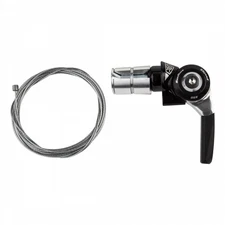 Sunrace SL-R96 SLR96 9-Speed Alloy Bar End Shifter - High-Polish Aluminum,