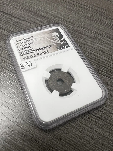Indonesia Pitis 🇮🇩 NGC Certified Pirate Money 🏴‍☠️ 290