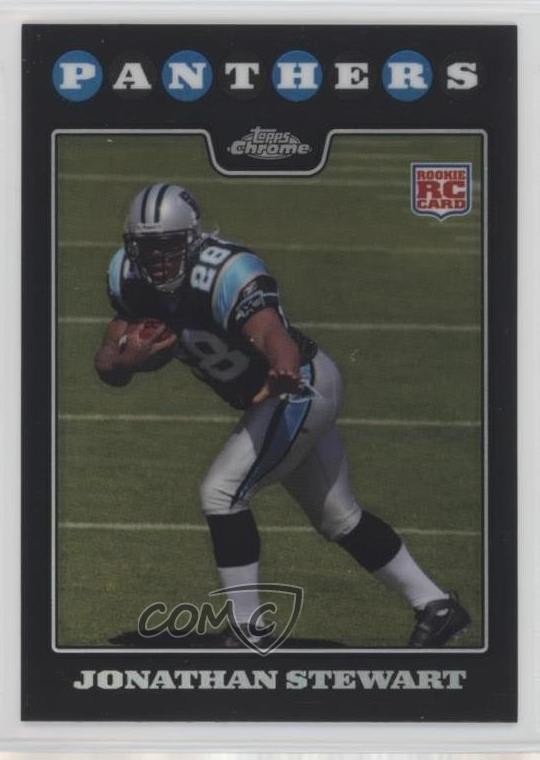 2008 Topps Chrome Refractor Jonathan Stewart #TC183 yj7
