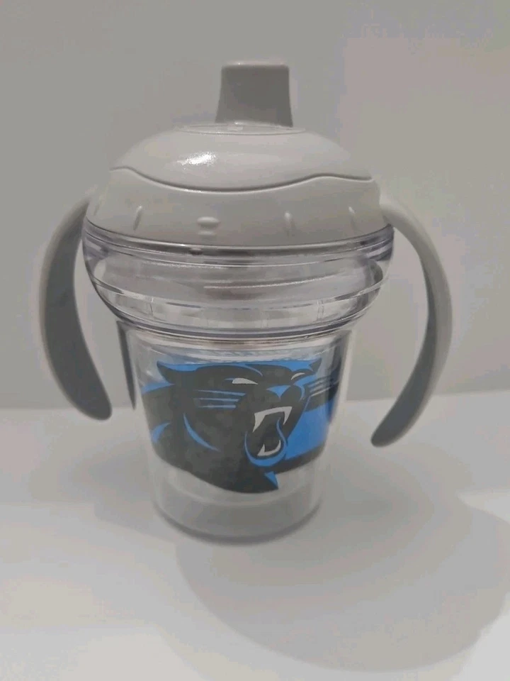 My First Tervis Carolina Panthers Sippy Cup Tumbler 6oz Clear  Made In USA - Image 3 of 4