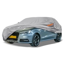 Silver Tone Heavy Duty Waterproof Car Cover for Sedan 169"-175" - All-Weather...