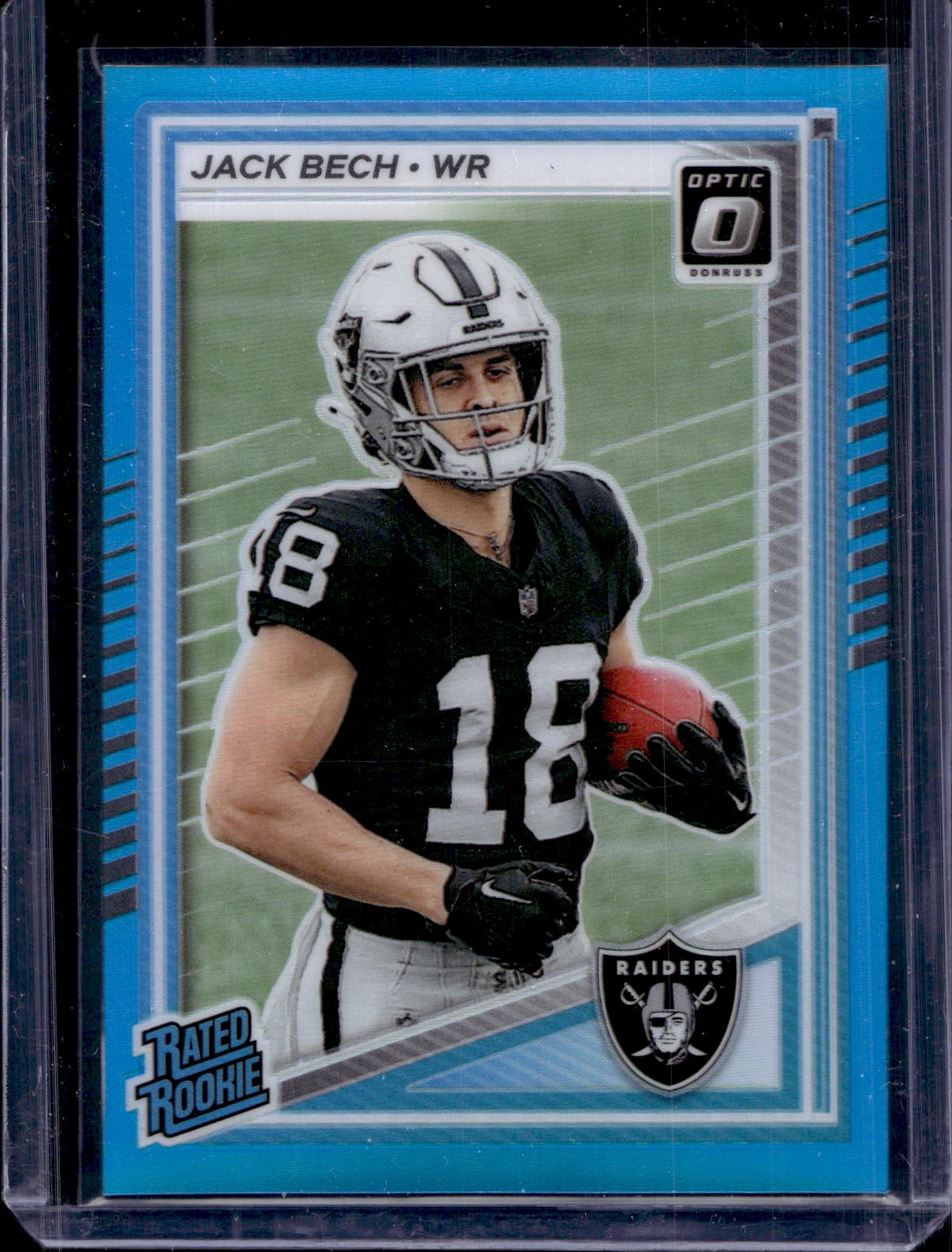 2025 Donruss Optic #211 Jack Bech Aqua #/349
