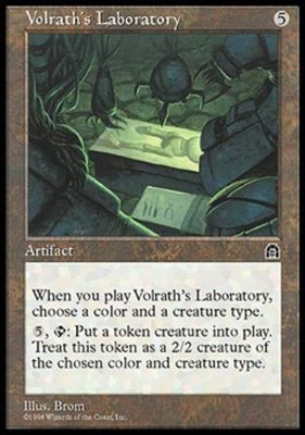 Volrath's Laboratory - Medium Play MTG Stronghold