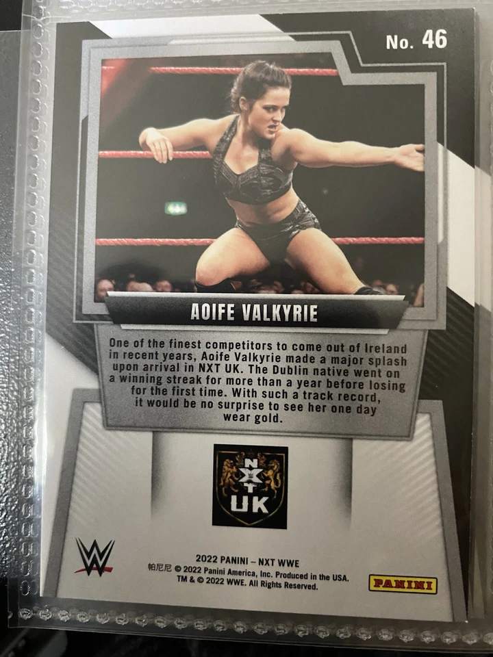 2022 Panini WWE NXT - Aoife Valkyrie #46 (RC) - Image 2 of 2