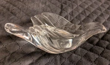 Gorham Swallow Bird Candle Holder Full Lead Crystal