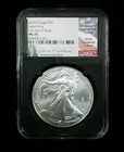 2025(P) EAGLE S$1 EAGLE PRIVY NGC MS 70 FDOI ANNA CABRAL SIGNED 7514