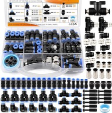 70Pcs 1/4" Quick Connect Hose Fittings Assortment Kit,Push to Connect Fitting...