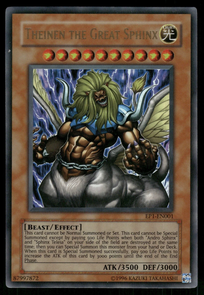 Theinen the Great Sphinx EP1-EN001 Yu-Gi-Oh! Movie Exclusive Pack