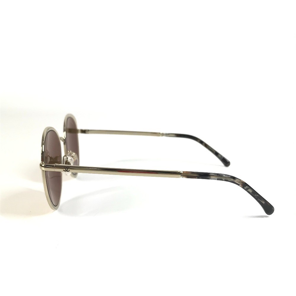 CHANEL 4206 Mirror lens CC Logo CC Mark sunglasses Metal Gold | eBay