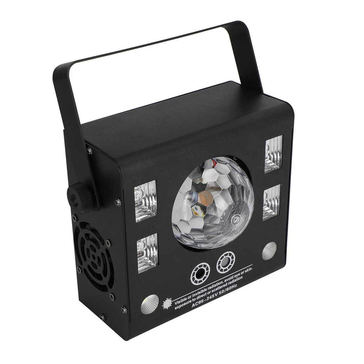 4 en 1 RGB Fiesta DJ Luz LED Escenario DMX Luz Mágica Esfera Haz Estroboscópico Luz
