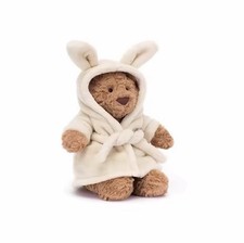 Jelly&cat Bartholomew Bathrobe Bear Plush Plushie Doll Soft Stuffed Animal Gift