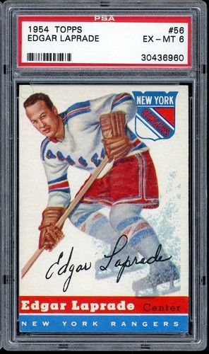 Edgar Laprade #56 1954 Topps card