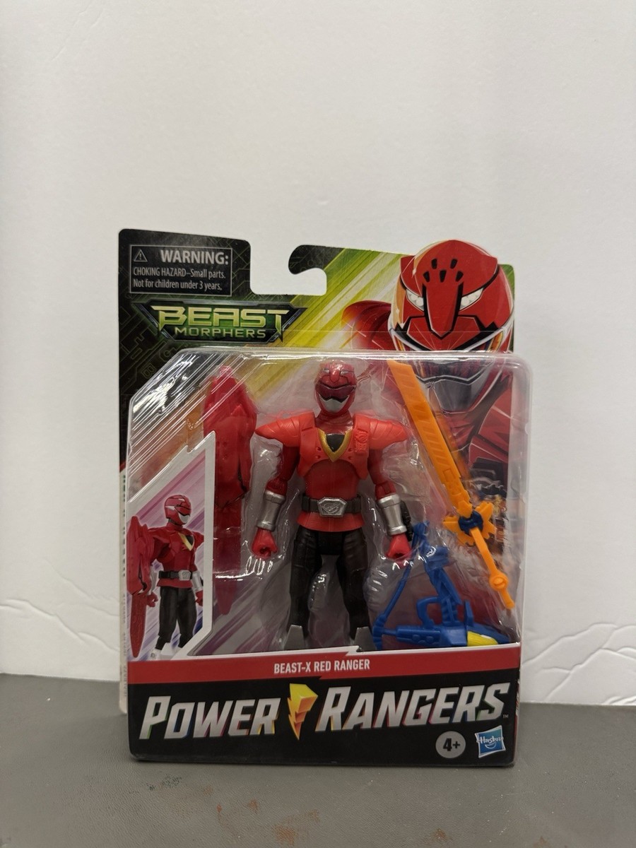 バリバ　フルコンプ　セット POWER RANGERS - BEAST MORPHERS - BEAST-X RED RANGER SET WITH MORPH