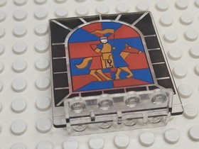 Lego Knights Kingdom I: King Leo W/ Horse Crown Window 6098 6091 cas035 cas037