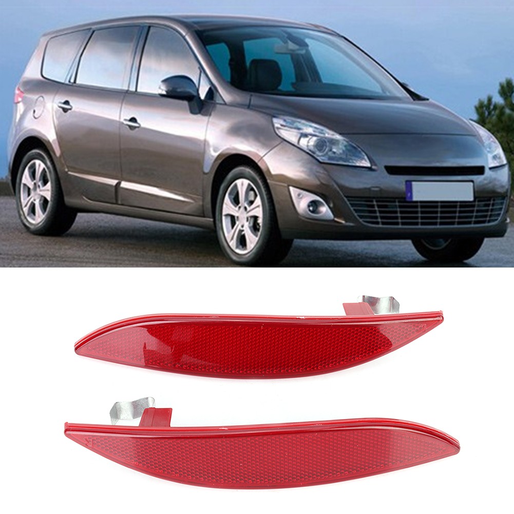 2pcs Bumper Cover Reflector Fit For MEGANE MK3 2008 - 2013 265650004R