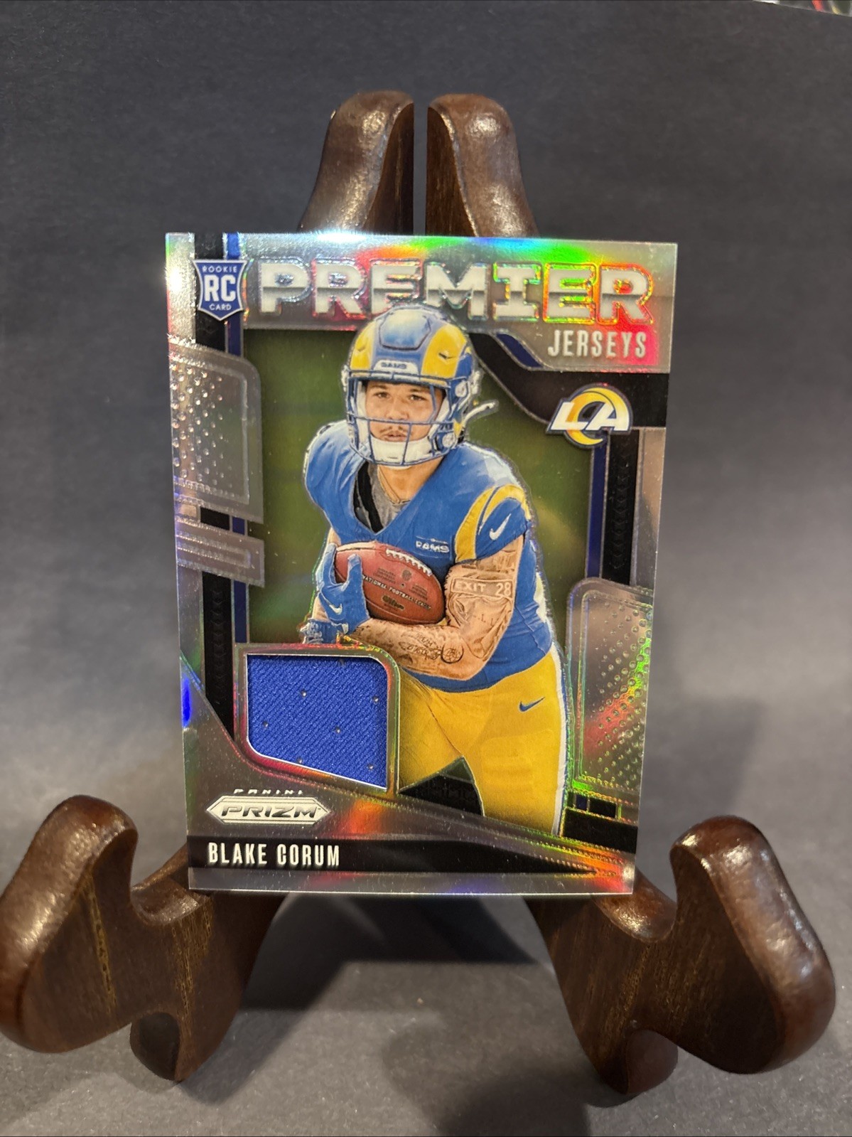 2024 Panini Prizm - Premier Jerseys Blake Corum #PJ-BCM (MEM, RC)