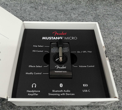 Fender Mustang Micro Headphone Guitar Amp with case good condition JP USED