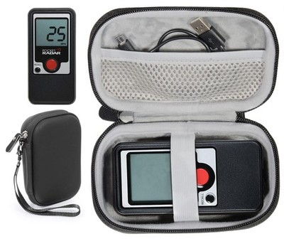 CaseSack Portable Radar Case Compatible with Pocket Smart small, Black