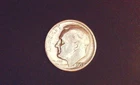 1953 Silver Roosevelt Dime - Slightly Off Center