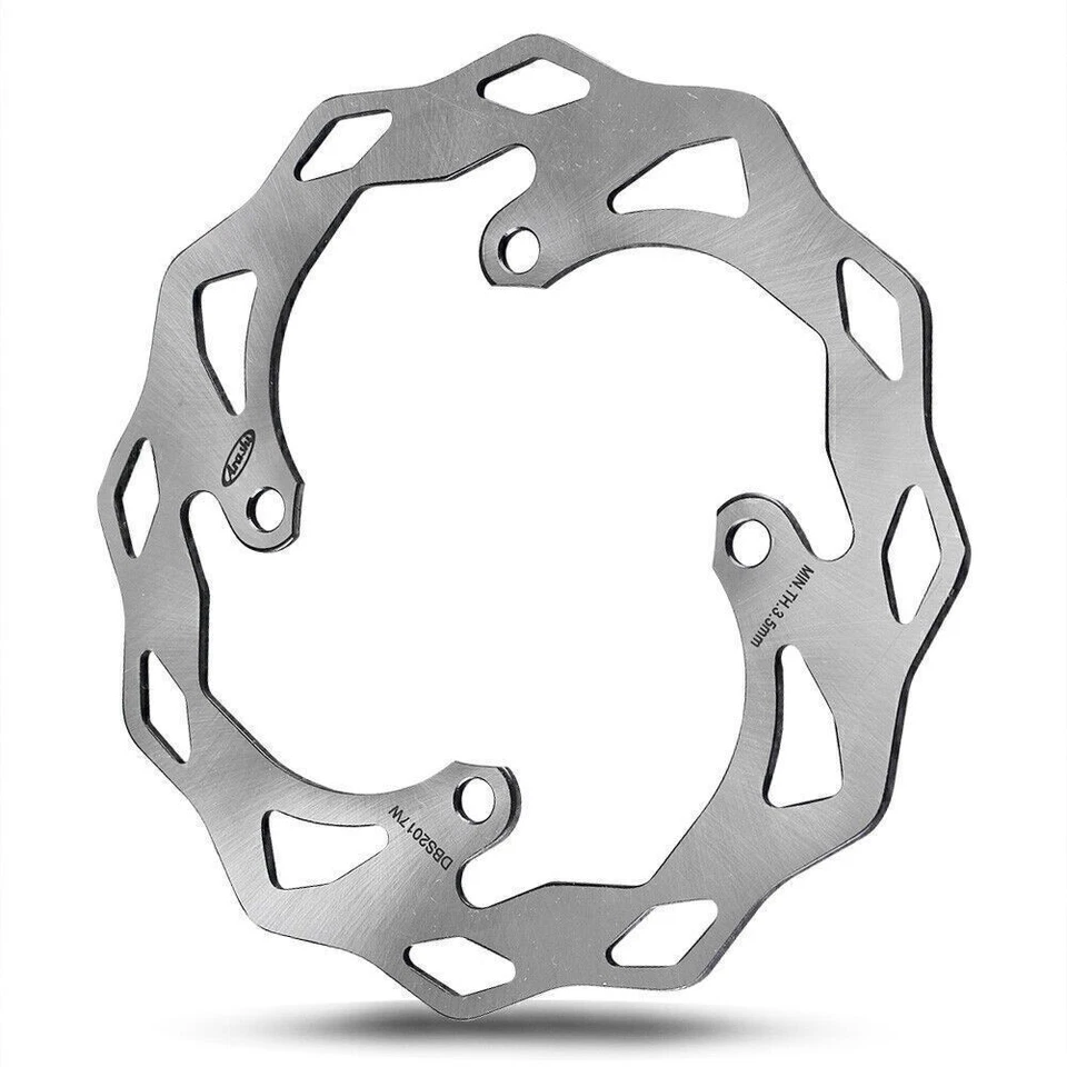 Rear Brake Disc Rotor Fit kawasaki KX125 2003-2005 & KLX450R 2007 -2016 Silver Foto 2 de 4