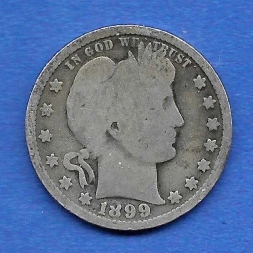 1899 BARBER QUARTER DOLLAR, OVER 100 YEARS OLD!!!