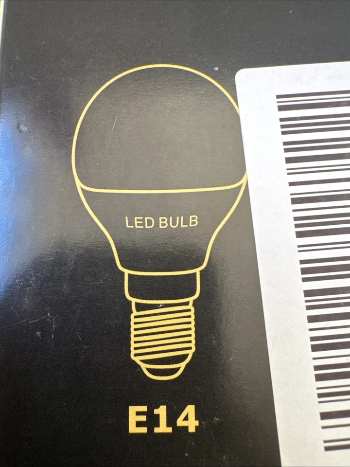 Blewandy G45, E14 & B22 LED Candle Bulbs 5W Warm White 6-Pack, New Packed - Image 2 of 4