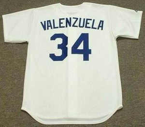 fernando valenzuela signed jersey