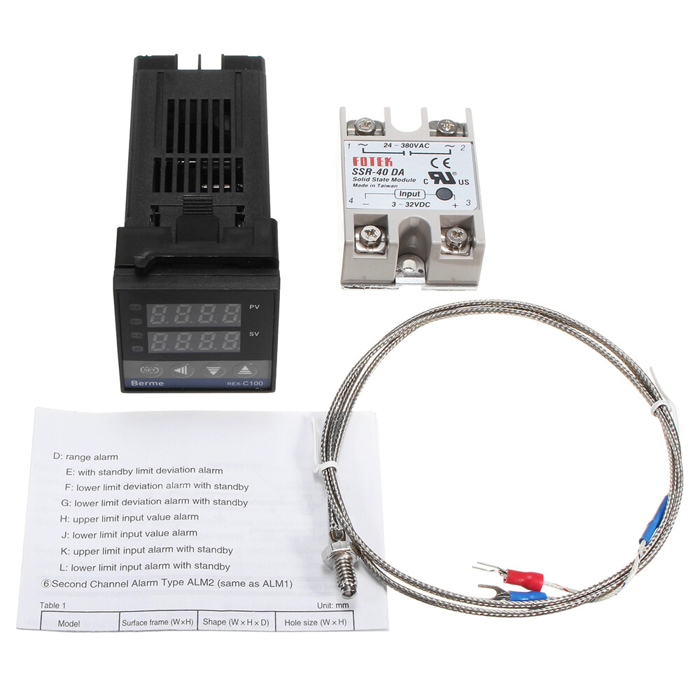 Digital PID Temperature Controller - Fahrenheit, Relay Output, AC 100-240V, K-Type - View #6