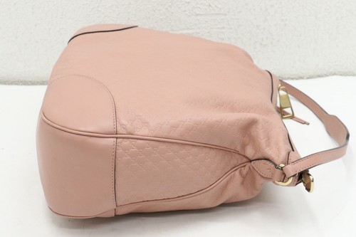 Gucci Microguccissima Pink Large Bree Hobo Shoulder Bag - Picture 5 of 18