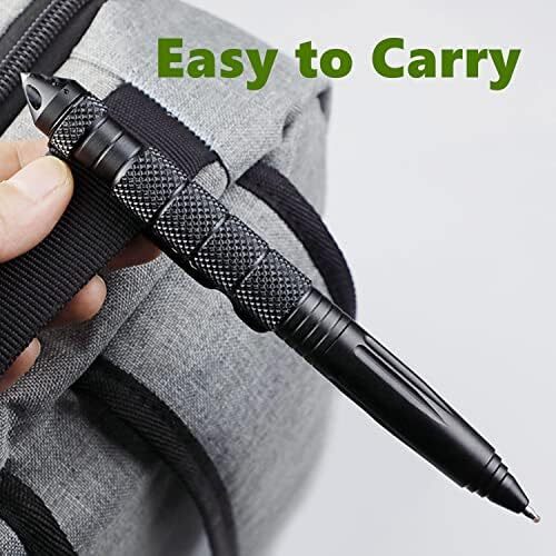 Tungsten Steel Military Tactical Pen - 2 Pack Emergency Self Defense with 8 Blac - Picture 1 of 5