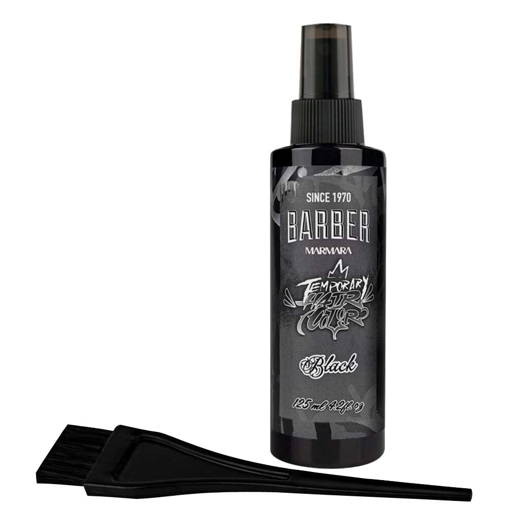 BARBER SALON BEAUTY MARMARA TEMPORARY MEN HAIR BEARD DYE TINT COLOR BLACK