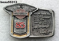 "NEW"  HARLEY DAVIDSON 85th 1903-1998 ANNIVERSARY WILLIE G MDA BELT BUCKLE