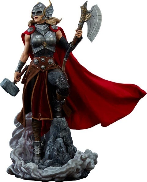 Estatua Marvel Sideshow Coleccionable Jane Foster Thor Formato Permium - De lujo Foto 4 de 4