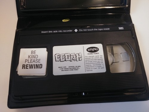 Elvira Midnight Madness Horror VHS EEGAH 1962 Classic Horror Rhino Video 1991 - Foto 2 di 3