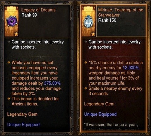 DIABLO 3 ALL 23 LEGIT LEGENDARY GEMS - ALL CONSOLES ! ! ! - Picture 7 of 12