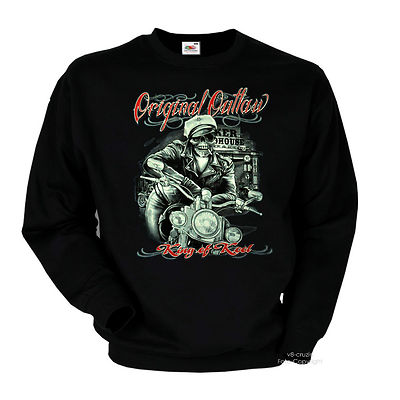 Biker Sweatshirt Pullover Rocker motorrad Skull MC Gothic Style *4063