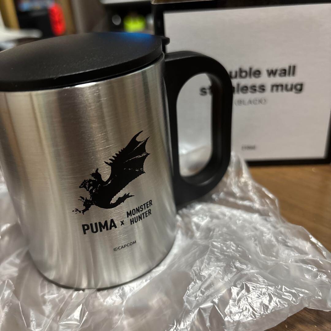 PUMA × Monster Hunter Collaboration Double-Wall Stainless Steel Mug