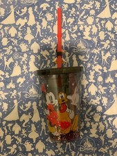 New Disney Mickey Mouse Cup / Tumbler with Straw